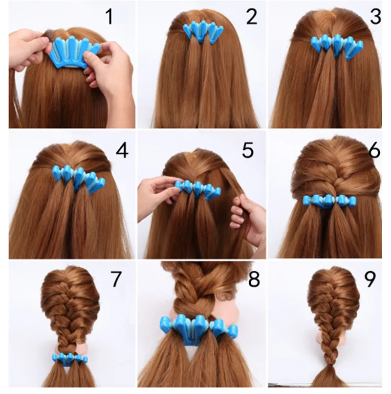 Charming French Style 1pcs Women Girls DIY Sponge Hair Braider Plait Twist Braiding Tool Styling Tools Braid