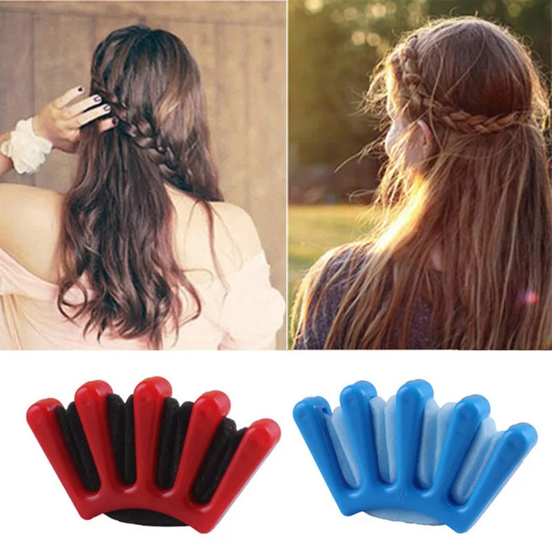 Charming French Style 1pcs Women Girls DIY Sponge Hair Braider Plait Twist Braiding Tool Styling Tools Braid