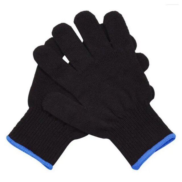 1 Pair Professional Heat Resistant Glove Hair Styling Tool For Curling Straight Flat Iron Heat Glove For Curling Iron - Image 3