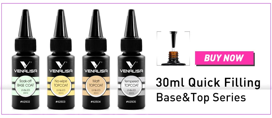 Venalisa New Color VIP Gel Nail Polish Kit Enamel Vernish Color Gel Polish for Nail Art Design Whole Set Nail Gel Learner Kit