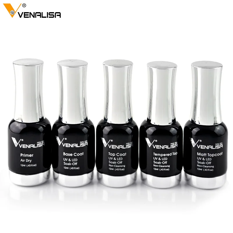 New 120 Fashion Color 12ml Venalisa Gel Polish Enamel Varnish Gel Polish For Nail Art Design Whole Set Nail Gel Lacquer Kit