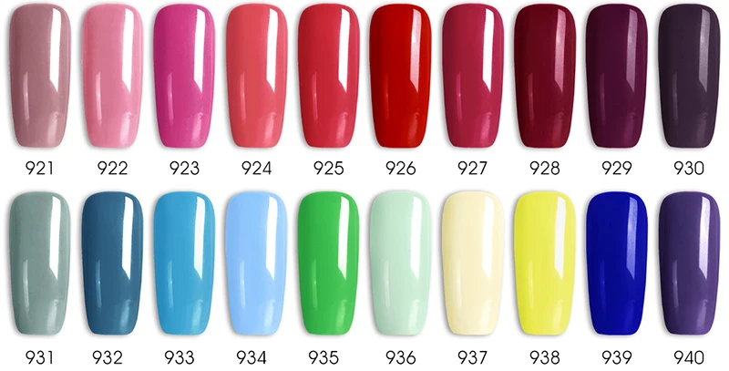 Venalisa VIP Kit Great Coverage Soak Off UV LED Nail Gel Polish Set Base Long Wear Top Coat Color Palette 60 Colors 7.5ml