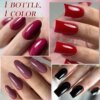 LILYCUTE 20/10Pcs/Set Autumn Red Brown Gel Nail Polish Kit Colorful Long Lasting For Home ProfessionalManicure Nails Art Varnish - Image 2