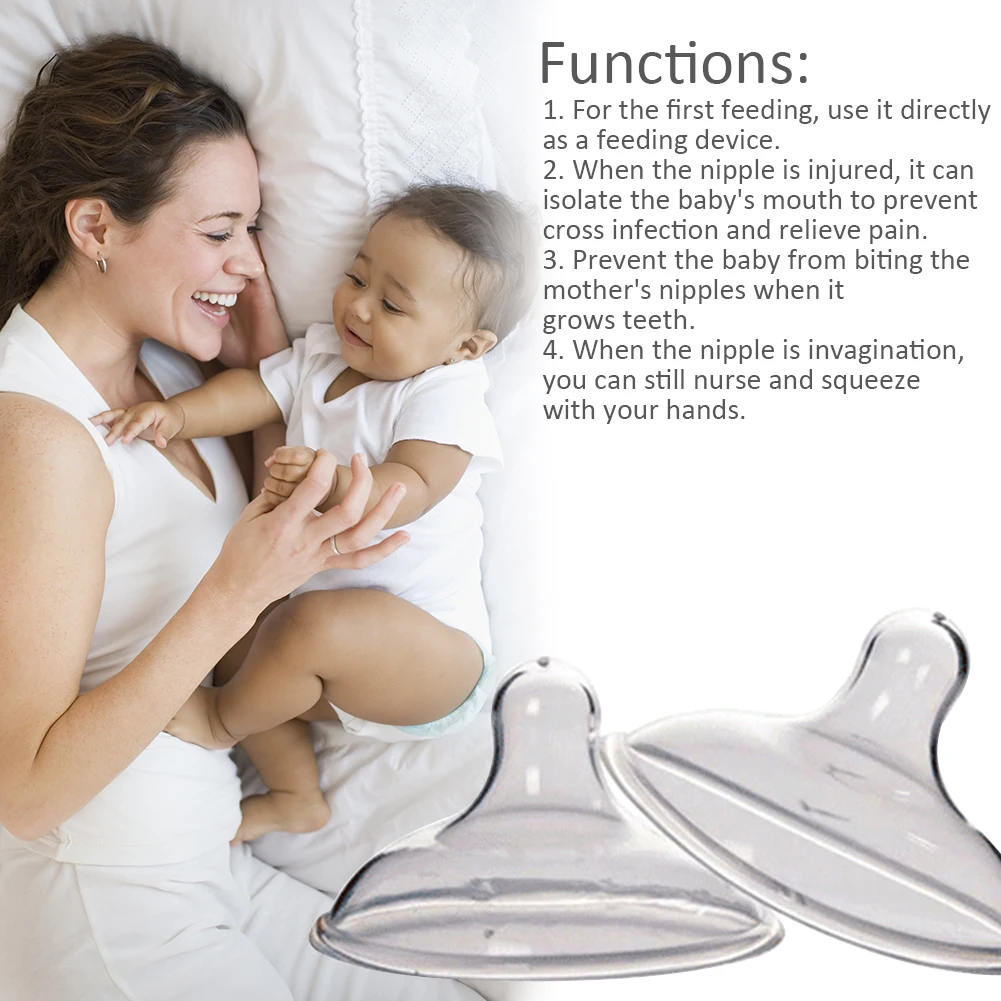 New Silicone Nipple Protectors Feeding Mothers Nipple Shields Protection Cover Breastfeeding Mother Milk Nipple