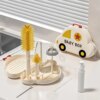 Baby Bottle Cleaning Set Bottle Brushes Bottle Scrubber Straw Brush 6 In 1 Bottle Cleaning Set Detail Brush Nipple Brush With Dr