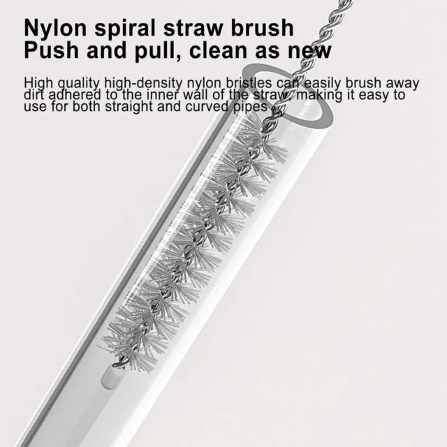 Baby Bottle Cleaning Set Bottle Brushes Bottle Scrubber Straw Brush 6 In 1 Bottle Cleaning Set Detail Brush Nipple Brush With Dr - Image 5