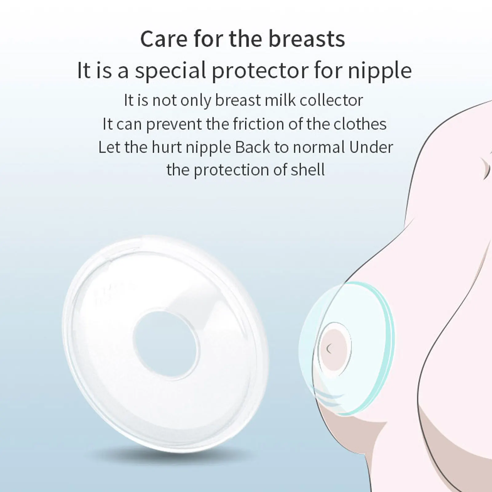 Breast Milk Catcher Breast Shell And Milk Catcher For Breastfeeding Sore Nipples Protector Breast Shells For Sore Nipples