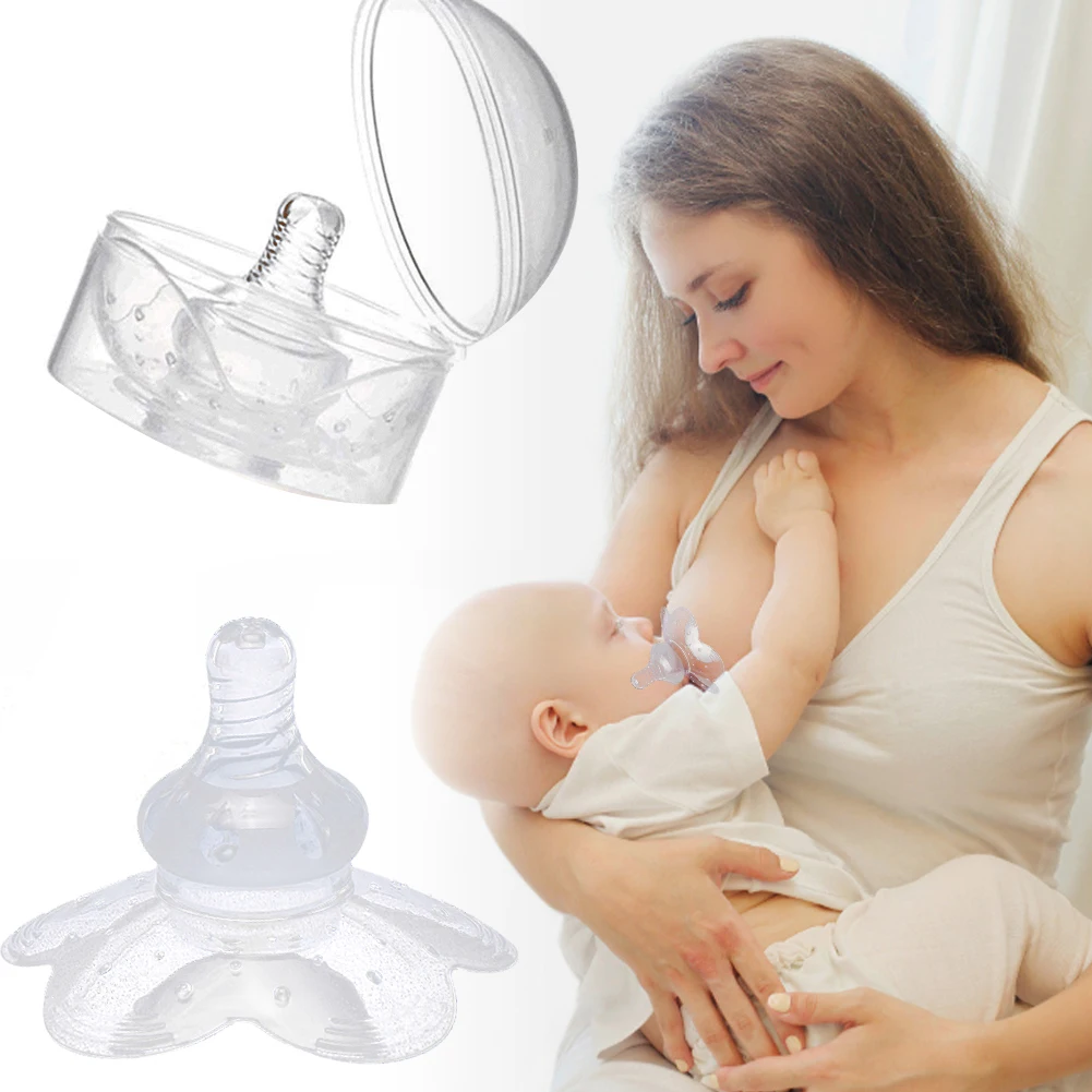 Free Size Nipple Shield Full Silicone Pacifier Breast Shield For Moms Breastfeeding Nipple Protectors Anti-bite Pacifier Moms