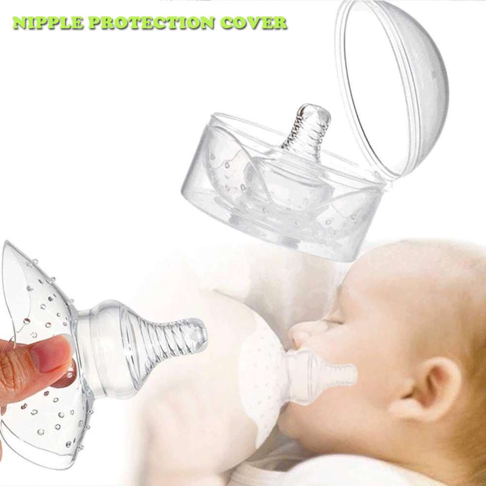 Free Size Nipple Shield Full Silicone Pacifier Breast Shield For Moms Breastfeeding Nipple Protectors Anti-bite Pacifier Moms