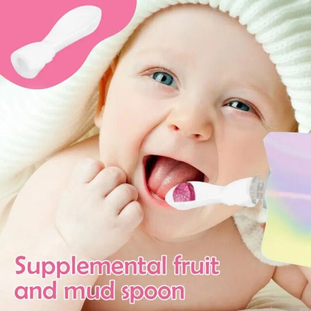 Feeding Spoon First Stage Spoon Tip Baby Training Spoon Baby Utensils Feeding Supplies For Parent & Self-Feeding Baby Feeding - Image 4