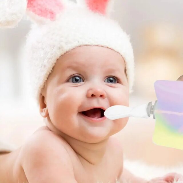 Feeding Spoon First Stage Spoon Tip Baby Training Spoon Baby Utensils Feeding Supplies For Parent & Self-Feeding Baby Feeding - Image 2
