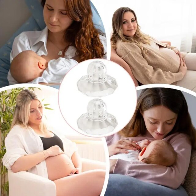 Supple Cups 1 Pair Nipple Sucking Supple Nips Inverted Nipple Corrector Nipple Sucker Breast Nipple Suction Cups For - Image 5