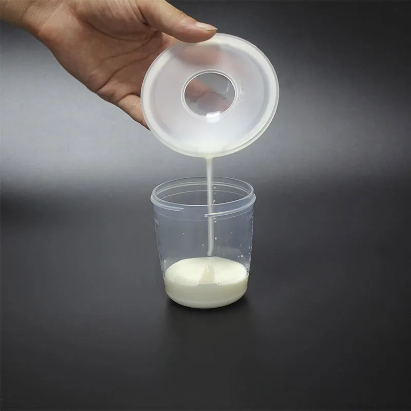 2pc Silica Gel Collection Cover Baby Breastfeeding Milk Collectors Soft Postpartum Nipple Suction Container Reusable Nursing Pad