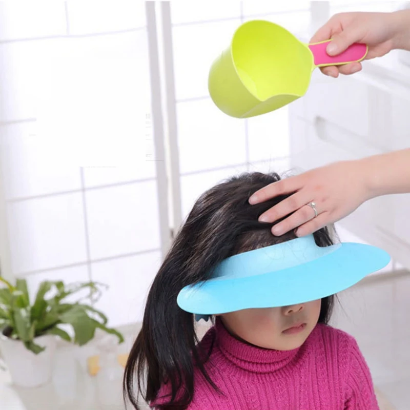 Bath Toy Children Baby Boys Girls Bathing Cup Shower Shampoo Cup Bailer Infant Shower Water Spoon Bath Wash Cupthing 2021