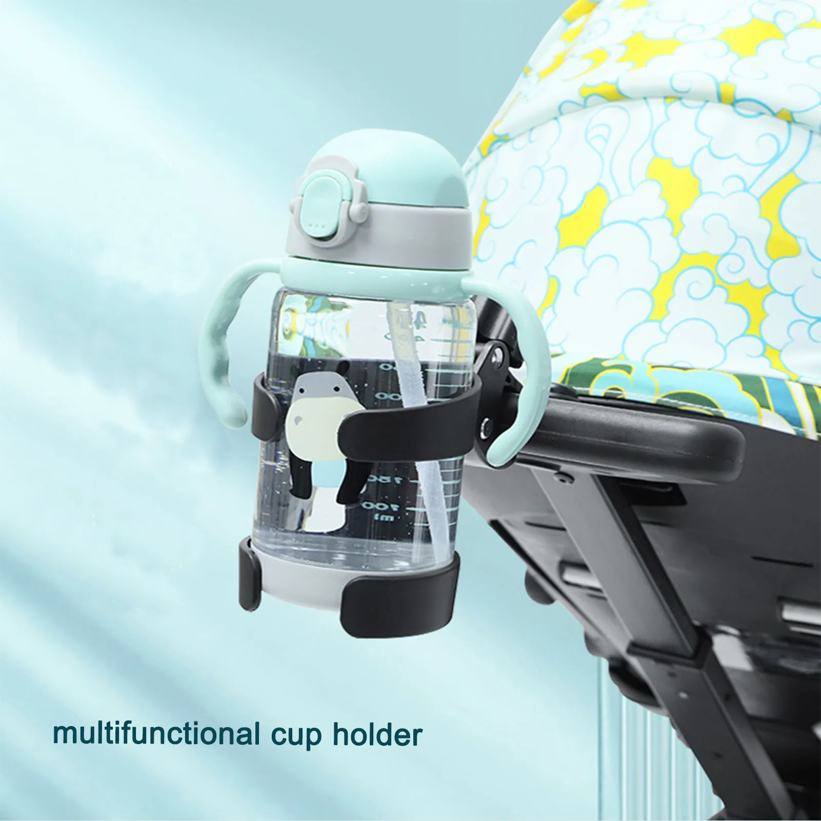 Universal Cup Holder For Stroller Sturdy Car Bicycle Cup Holder Universal Cup Holder Fit Most Strollers Detachable Design Reduce