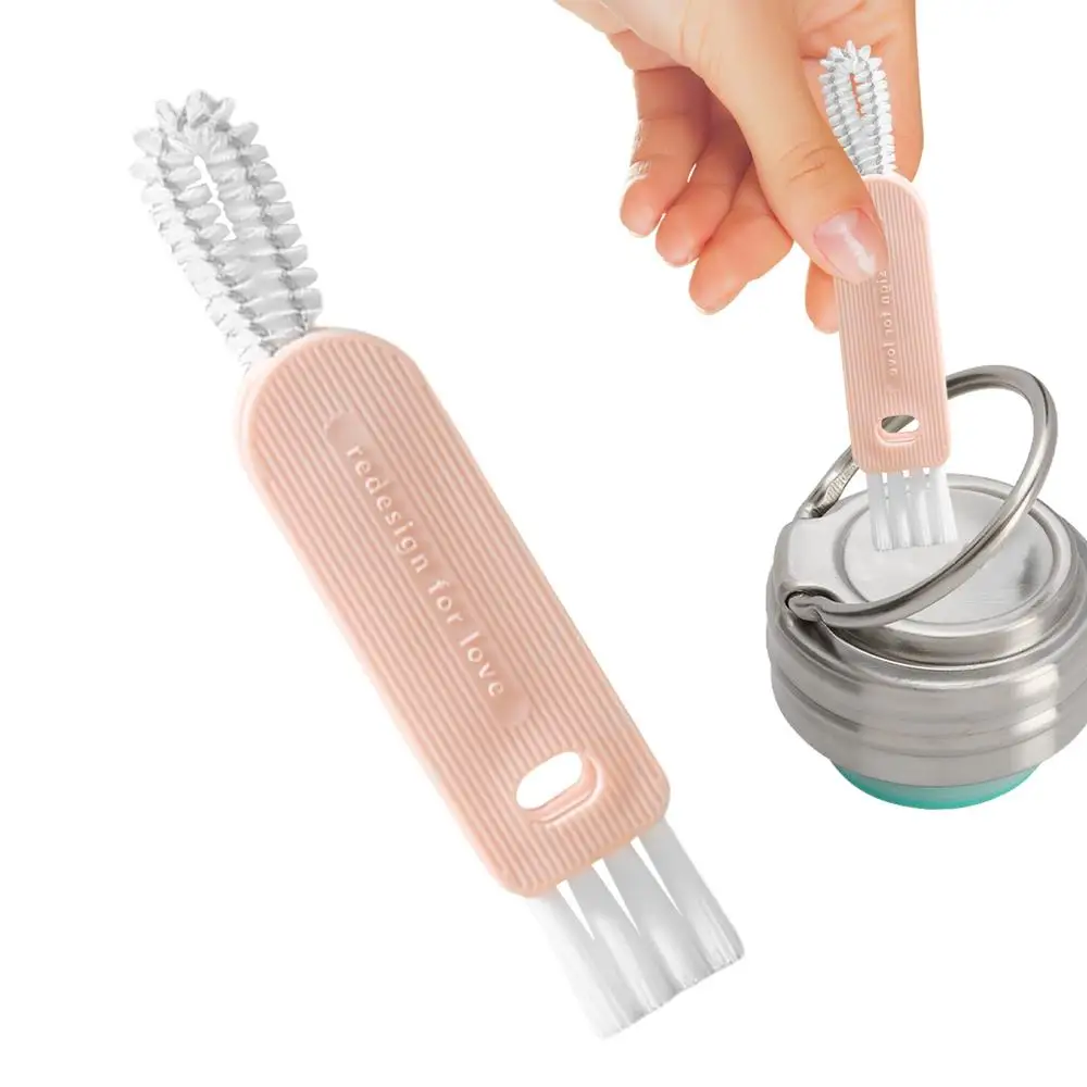 Cup Lid Cleaning Brush Water Bottle Cleaning Tools 3-in-1 Design Multi-Functional Crevice Cleaning Brush Water Bottle Brushes