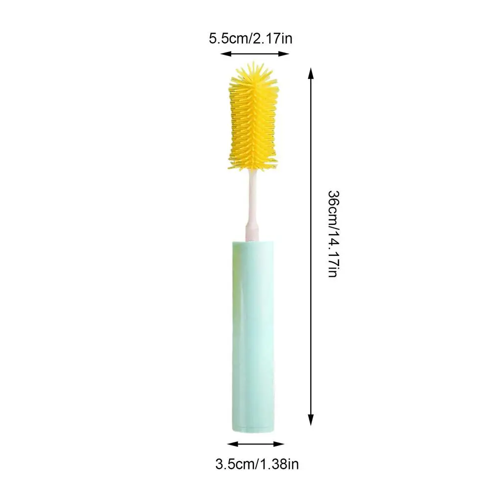 Electronic Bottle Brush Cleaner Small Bottle Brush Smart Cup Cleaning Brush Strong Power Detachable Design One-Button Start For