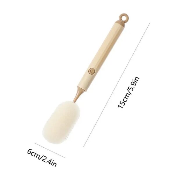 Long Handle Bottle Brush Cup Washing Brush Bottle Soft Brush Sponge Cup Brush For Efficient Cleaning Long Handle Brush For Deep - Image 6