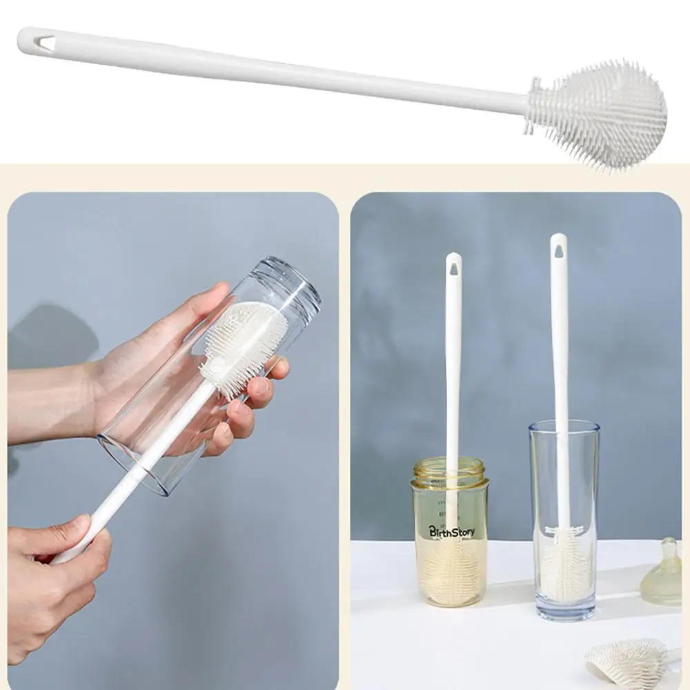 Bottle Cleaning Brush Long Handle Bottle Washer Brush Bottle Washer For Cups Hangable Bottle Scrubber For Narrow Neck Containers