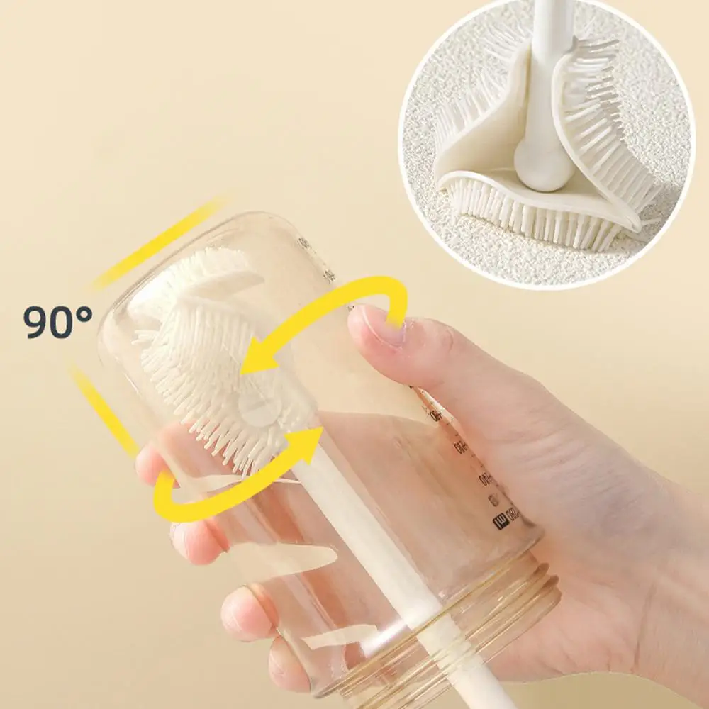 Bottle Cleaning Brush Long Handle Bottle Washer Brush Bottle Washer For Cups Hangable Bottle Scrubber For Narrow Neck Containers