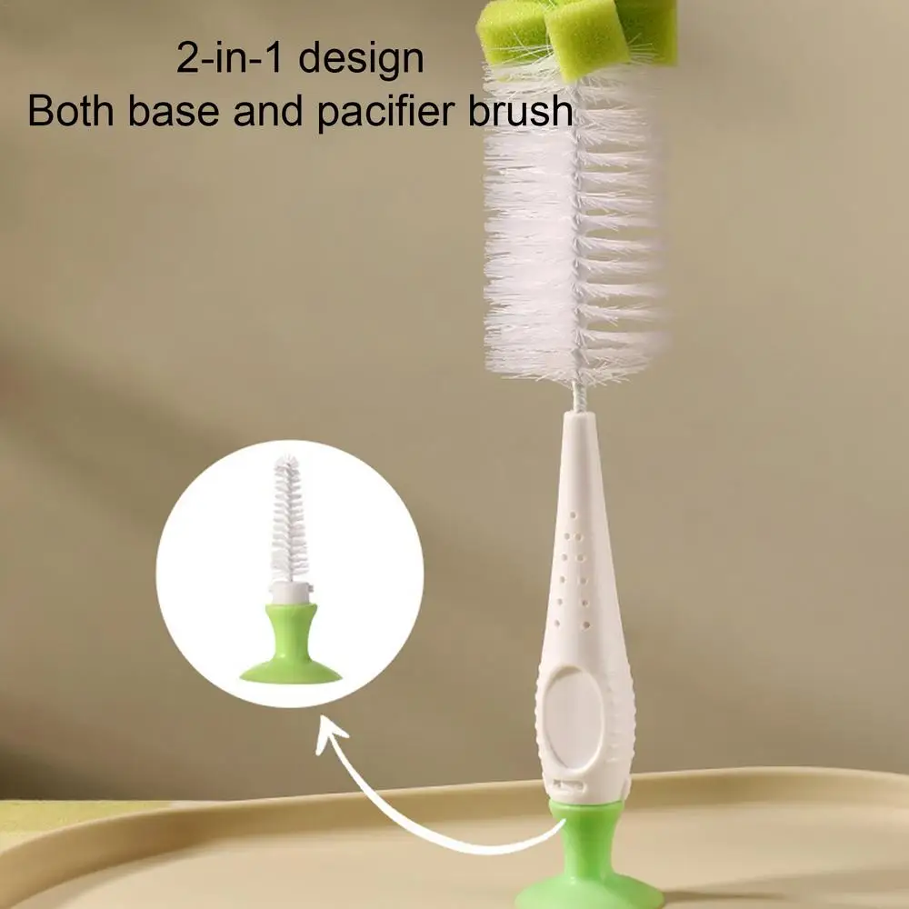 2-in-1 Bottle Brush Cup Washing Brush Bottle Brush Cleaner Long Handle Bottle Brush For Water BottlesTravel Coffee Mugs