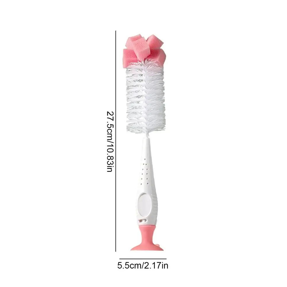 2-in-1 Bottle Brush Cup Washing Brush Bottle Brush Cleaner Long Handle Bottle Brush For Water BottlesTravel Coffee Mugs