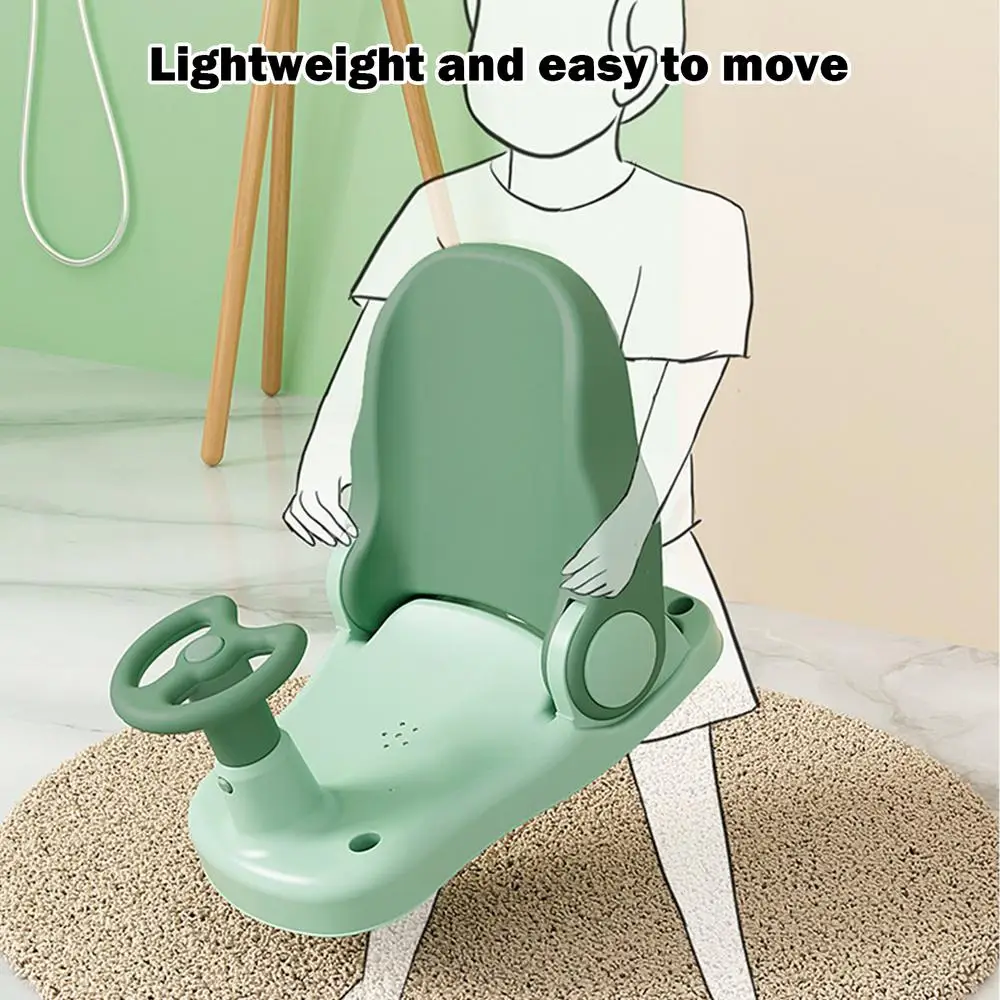 Sit Up Baby Bath Seat Toddler Shower Seat Foldable Suction Cup Bath Stool Baby Bath Chair Seat Sit-Lie Support For Bathroom