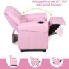 Costzon Kids Recliner Chair with Cup Holder, Toddler Room Furniture Children Armrest Sofa w/Headrest & Footrest for Girls Boys B - Image 4