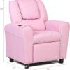 Costzon Kids Recliner Chair with Cup Holder, Toddler Room Furniture Children Armrest Sofa w/Headrest & Footrest for Girls Boys B - Image 3