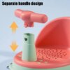 Portable Baby Bath Tub Seat With Backrest Support And Suction Cups Durable Shower Chair Stool For Bathroom Accessories - Image 3