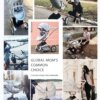 Hot Mom F023 Baby Stroller 2 in 1,Rotates 360 Degrees,PU Leather, Mosquito Net, Rain Cover, Adapter, Cup Holder, large wheels - Image 3