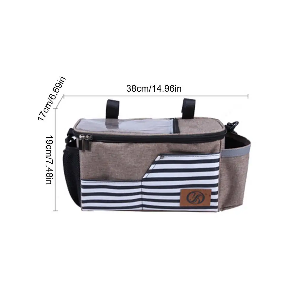 Baby Stroller Organizer Bottle Cup Holder Small Diaper Bags Maternity Nappy Bag Pouch Accessories For Portable Baby Carriage