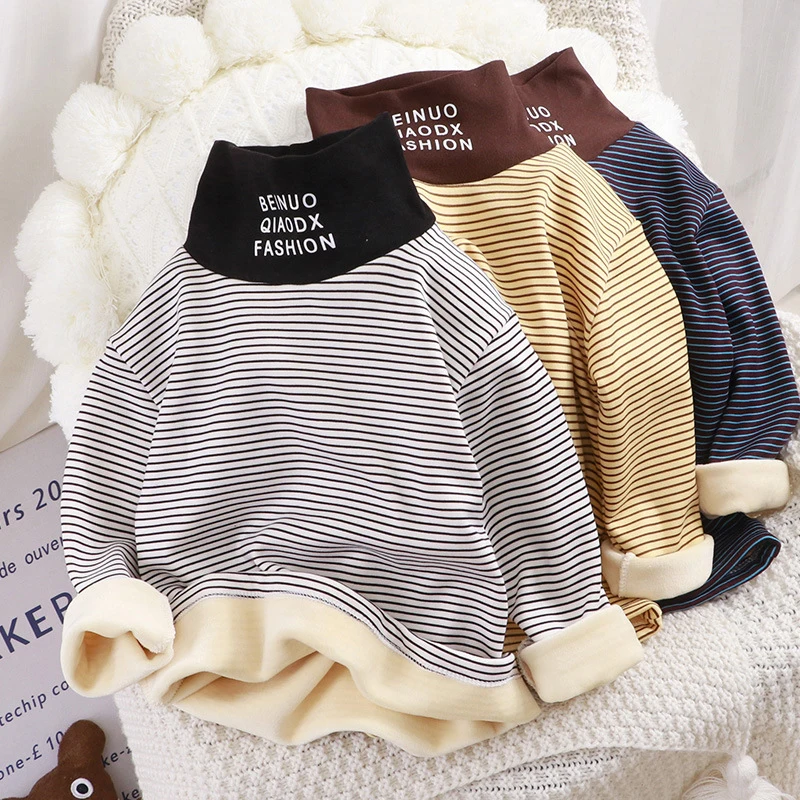 Autumn Baby Boys Girls Turtleneck Sweaters Sweater Kids Sweaters For Winter Knitted Bottoming Boys Sweaters Vetement Enfant