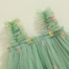 2024-05-23 Lioraitiin Little Girls Summer Princess Dress Sleeveless 3D Flower A-line Sweet Tulle Dresses - Image 5