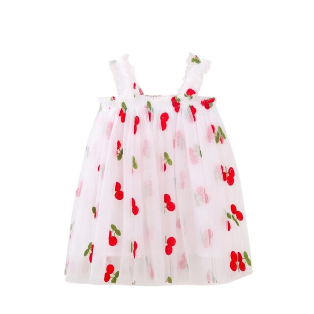 1-6y Toddler Kids Girls Daisy Dress Baby Girl Tulle Princess Birthday Party Dress Floral Summer Sleeveless Beach Tutu Dress 2024 - Image 3
