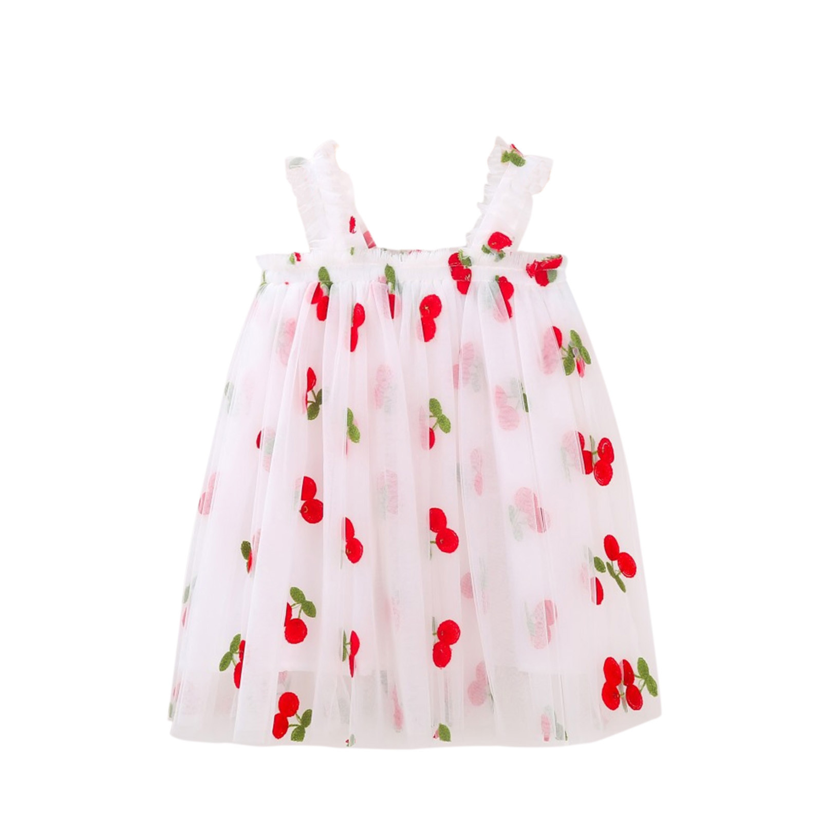 1-6y Toddler Kids Girls Daisy Dress Baby Girl Tulle Princess Birthday Party Dress Floral Summer Sleeveless Beach Tutu Dress 2024