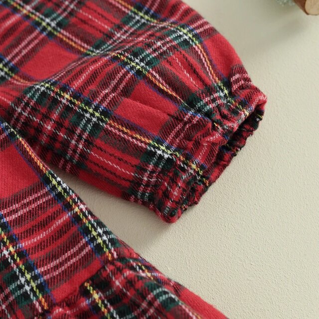 Girls Plaid Lace Trim Square Neck Long Sleeve Dress Autumn Fashion Casual Princess Dress for Kids Fall Outfit - Image 2