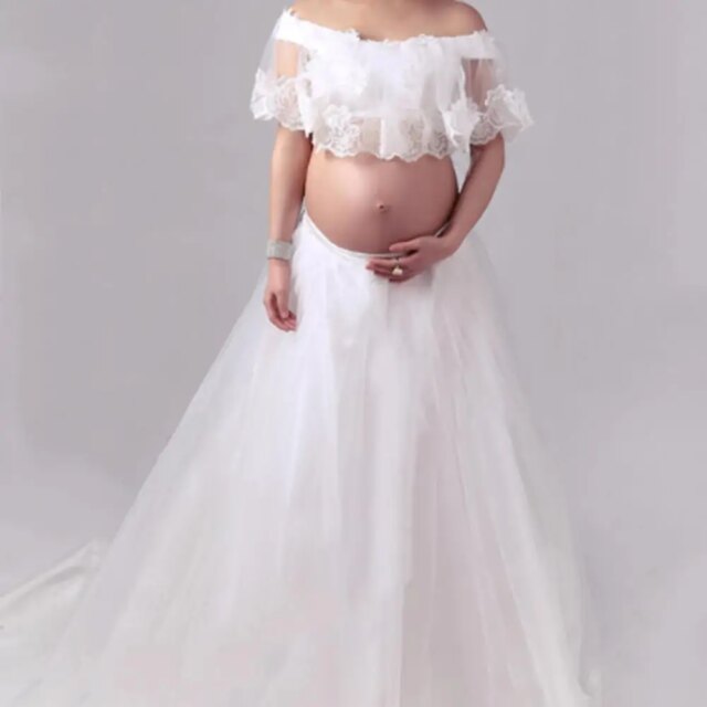 Maternity Photography Props Dresses for Pregnant Women Clothes Maternity Dresses for Photo Shoot Pregnancy Dresses - Image 3
