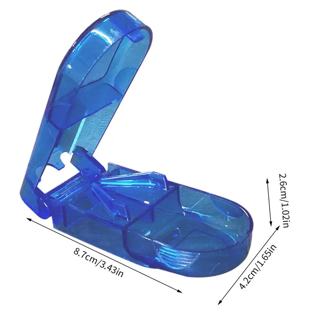 Pill Cutter Personal Vitamin And Pill Cutter Travel Sized Medicine Crusher For Men And Women Detachable Multi Purpose Pill