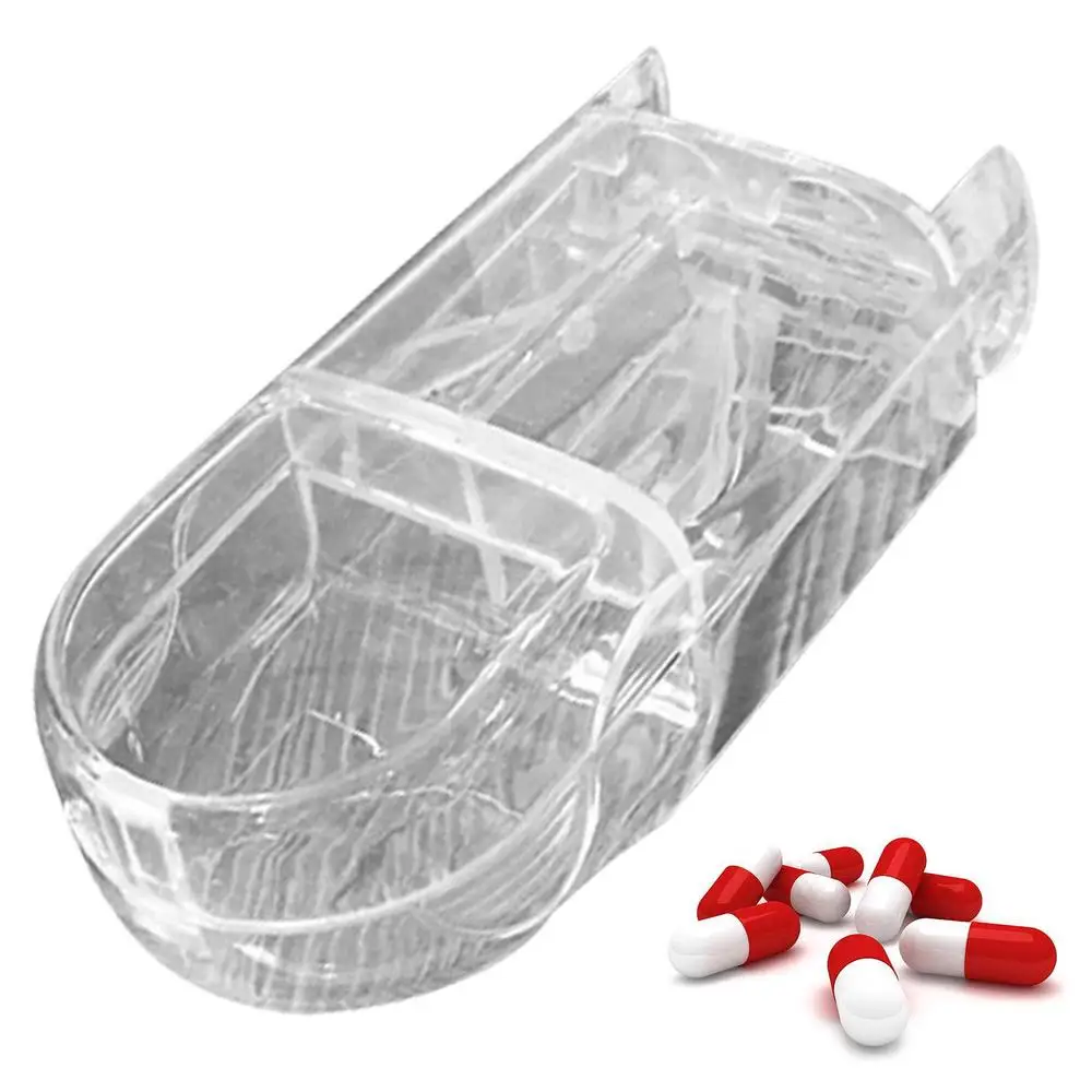 Pill Cutter Personal Vitamin And Pill Cutter Travel Sized Medicine Crusher For Men And Women Detachable Multi Purpose Pill