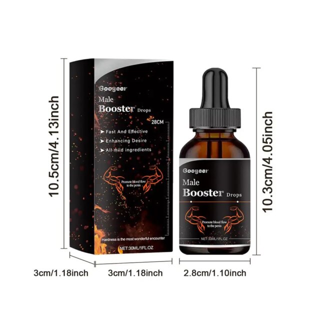 Mens Liquid Collagen Testosterone Supplement Drops With And Deeper A Desire Level On Improve Connect Endurance Higher Passi 30ml - Image 2