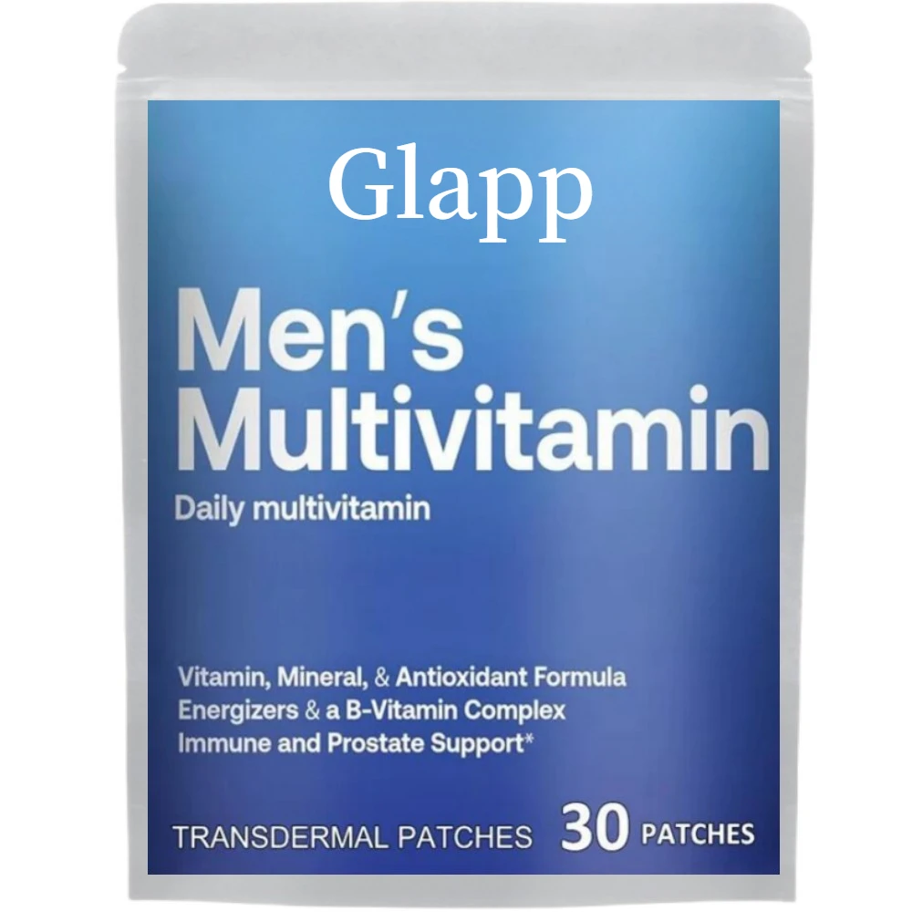 Mens Multivitamin Transdermal Patches Energy, Focus & Performance - 30 Patches One Month Supply