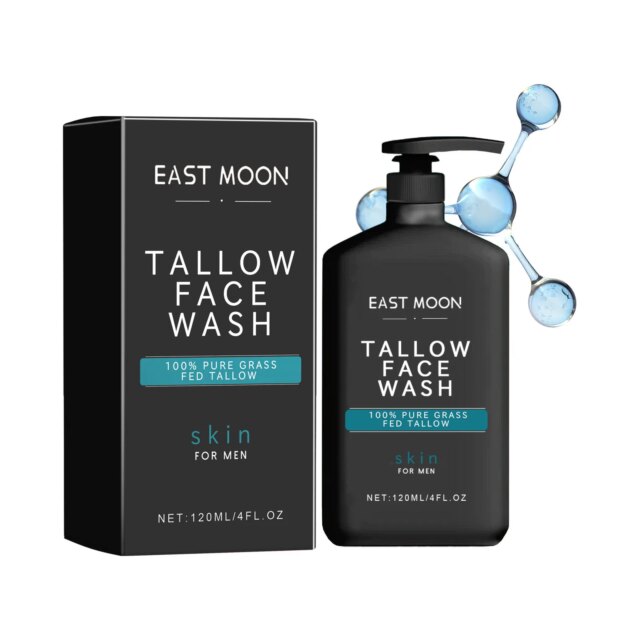 Men Vitamin E Facial Cleanser Deep Cleansing Keep Moisturize Reduce Blackhead Prevent Clog Pores Oil Control Face Care Cleansers - Image 2