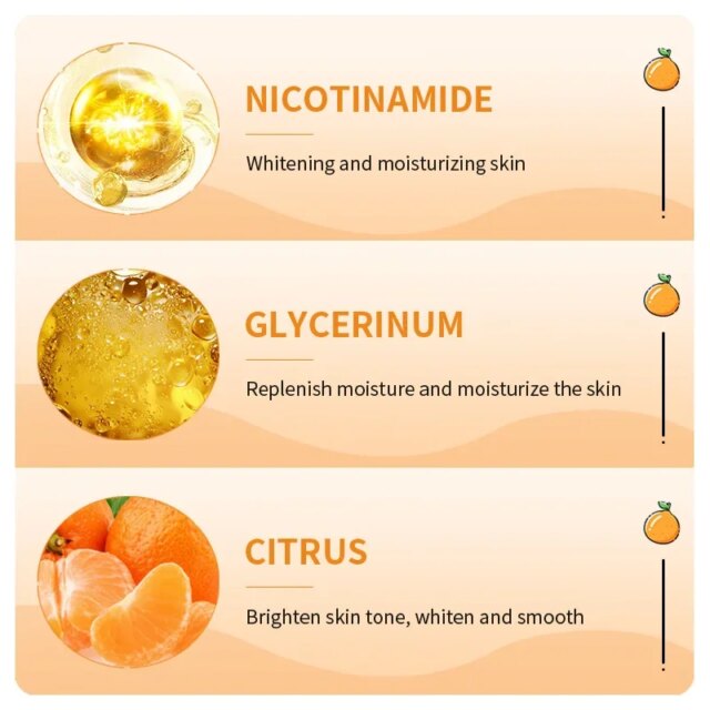 Vitamin C Body Lotion Whitening Creams Moisturising Exfoliating Leg Arm Back Body Skin Care Cream for Women Men - Image 3