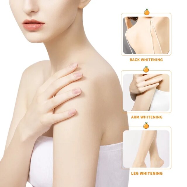 Vitamin C Body Lotion Whitening Creams Moisturising Exfoliating Leg Arm Back Body Skin Care Cream for Women Men - Image 2
