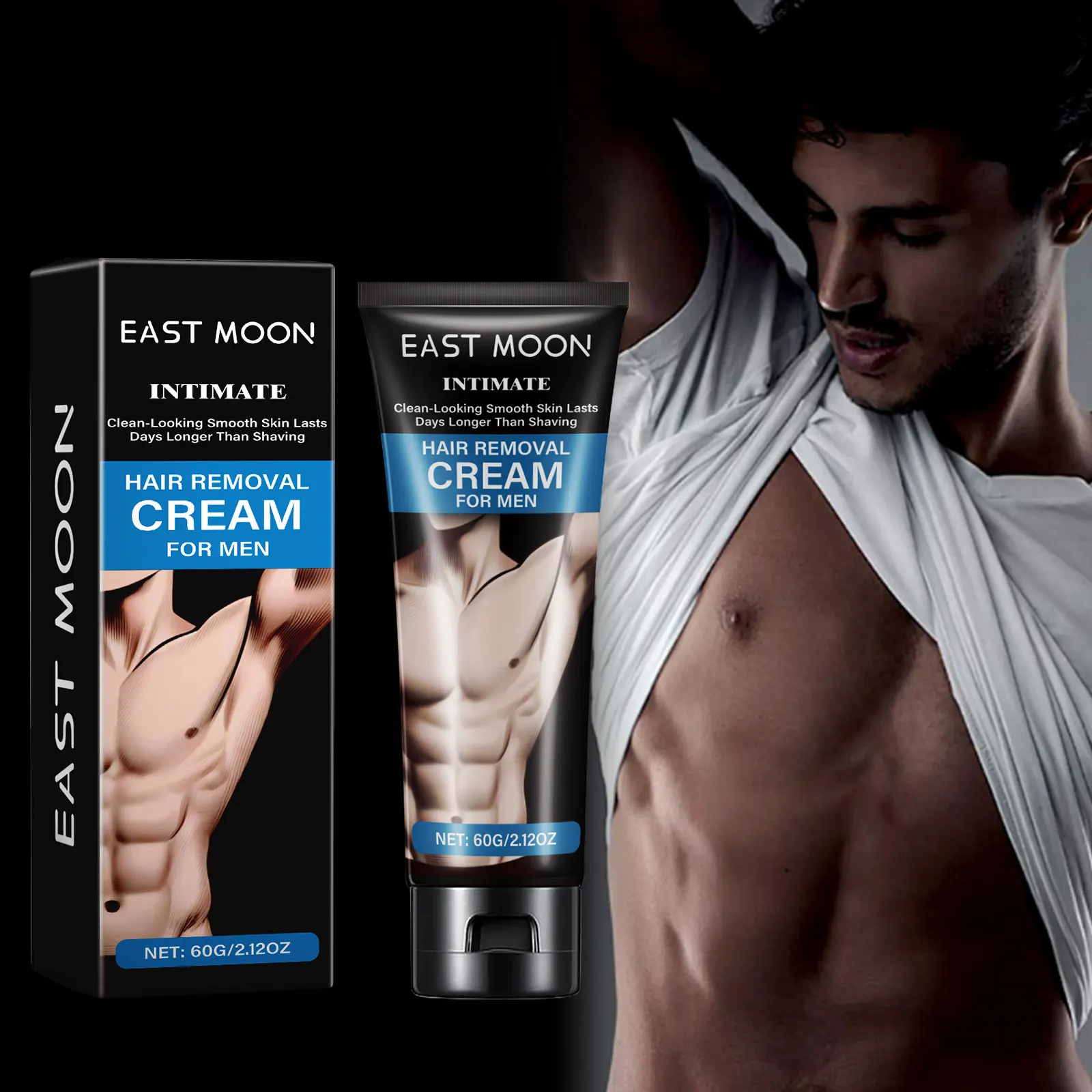 Vitamin Men Hair Removal Cream Growth Inhibitor Gently Painless Private Parts Long Lasting Soothing Whole Body Depilatory Cream