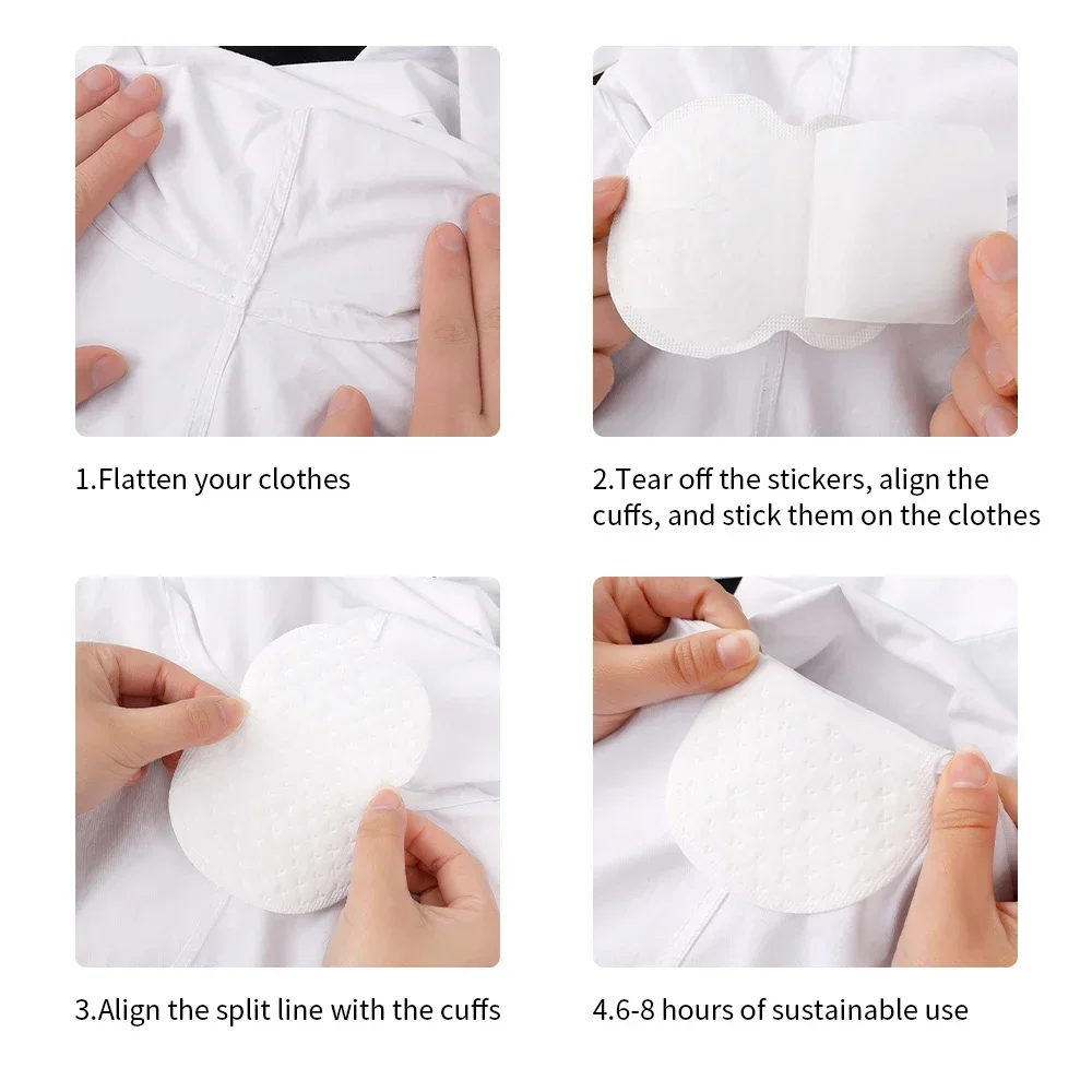 Unisex Sweat Pads Summer Deodorants Underarm Anti Perspiration Sweat Pads Disposable Armpit Absorb Sweat Shield Pad Shield Pad