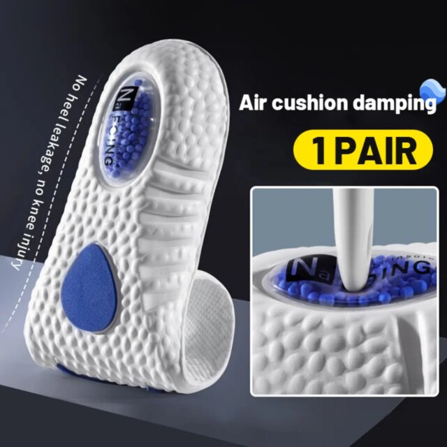 1Pair Upgrade Sports Shock Absorption Insole PU Memory Foam Breathable Arch Support Orthopedic Shoes Pad for Men Women Feet Care - Image 6