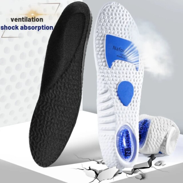 1Pair Upgrade Sports Shock Absorption Insole PU Memory Foam Breathable Arch Support Orthopedic Shoes Pad for Men Women Feet Care - Image 3