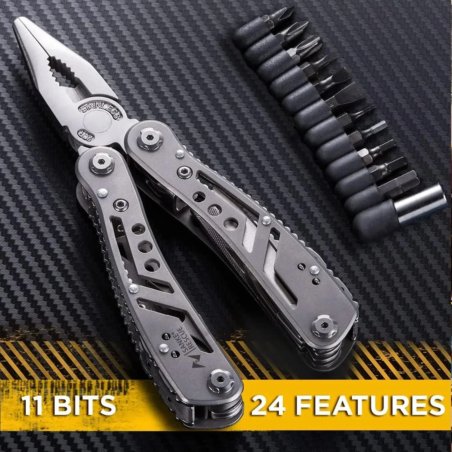 Multitool 24-in-1 Multitools Pliers with ​Professional Multi-tool for Survival Camping and Hunting Gifts for Men Dad Hus band